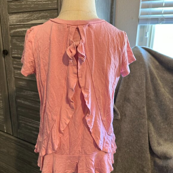 Fun, Bouncy, Pink Girls Blouse Size 6 - Picture 2 of 2